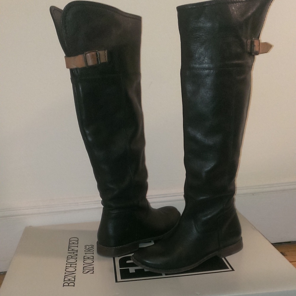 FRYE Paige Cuff over-the-knee riding boots - Picture 3 of 8